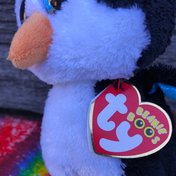 TY Beanie Babies Waddles the Penguin plushie stuffed animal toy plush Beanie Boo - Picture 5 of 9